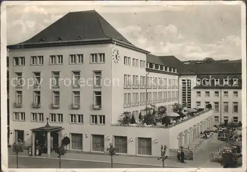 Oberschlema Erzgebirge Kurhaus mit Kurhotel Radiumbad Kat. Bad Schlema