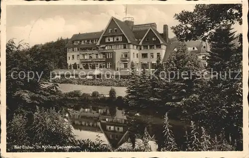 Bad Elster Dr Koehlers Sanatorium Kat. Bad Elster