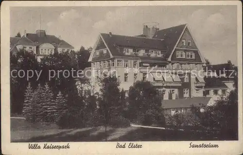 Bad Elster Villa Kaiserpark Sanatorium Kat. Bad Elster