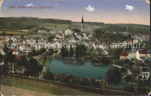 Bad Elster Blick von der Alberthoehe Kat. Bad Elster