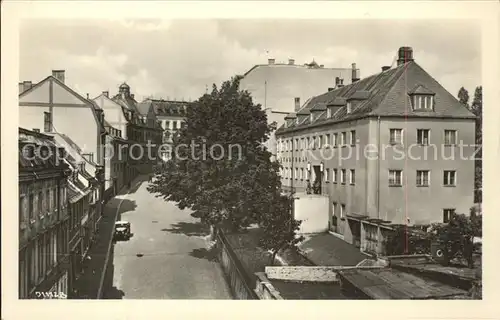 Reichenbach Vogtland Rossplatz mit Stadtbad Kat. Reichenbach