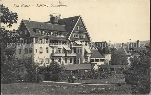 Bad Elster Dr Koehlers Sanatorium Kat. Bad Elster