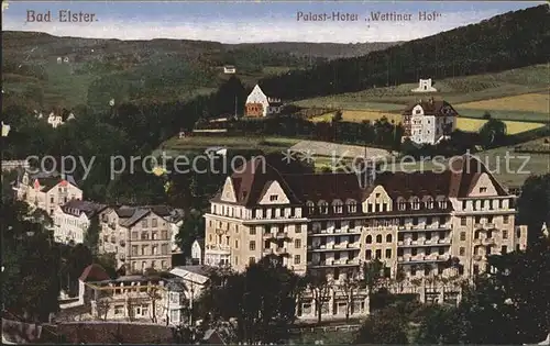 Bad Elster Palast Hotel Wettiner Hof Kat. Bad Elster