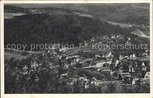 Oberschlema Erzgebirge Radiumbad Totalansicht Kat. Bad Schlema