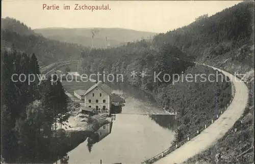 Zschopau Partie im Zschopautal Kat. Zschopau