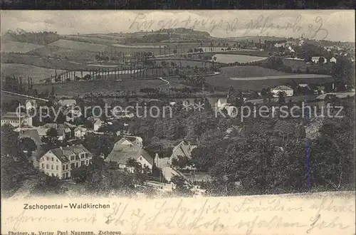 Waldkirchen Erzgebirge Panorama Kat. Waldkirchen Erzgebirge