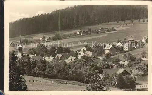 Carlsfeld Erzgebirge Teilansicht Kat. Eibenstock