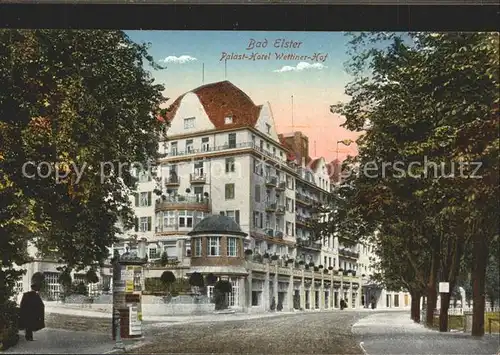 Bad Elster Palast Hotel Wettiner Hof Kat. Bad Elster