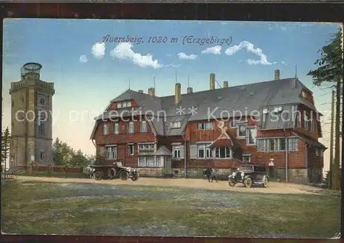 Auersberg Wildenthal Unterkunftshaus Aussichtsturm Kat. Eibenstock