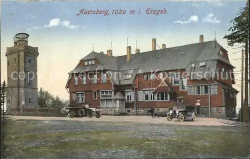 Auersberg Wildenthal Panorama Unterkunftshaus Aussichtsturm Kat. Eibenstock