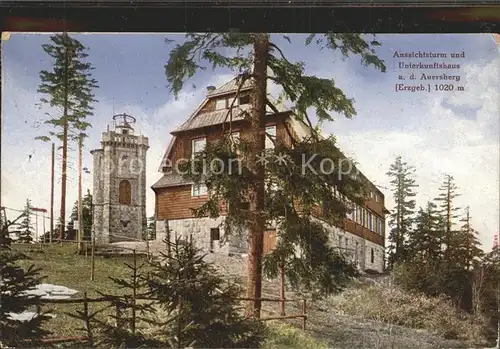 Auersberg Wildenthal Aussichtsturm und Unterkunftshaus Kat. Eibenstock