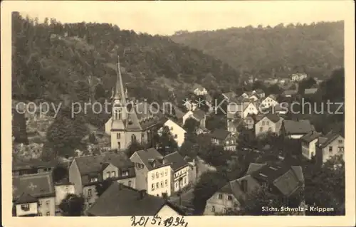 Krippen Bad Schandau Teilansicht Kat. Bad Schandau