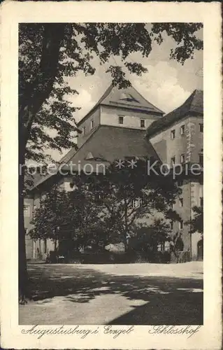 Augustusburg Schlosshof Kat. Augustusburg
