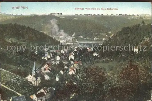 Krippen Bad Schandau Sendings Villenkolonie Neu Schandau Kat. Bad Schandau