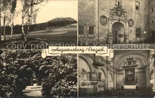 Augustusburg Schloss Augustusburg Mitteltor Schlosskirche Inneres Kat. Augustusburg
