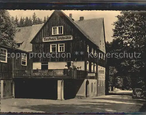 Krippen Bad Schandau Gasthaus Forstmuehle im Krippengrund Kat. Bad Schandau