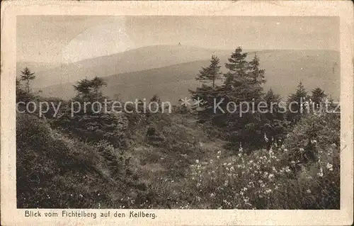 Fichtelberg Oberwiesenthal Blick auf Keilberg Kat. Oberwiesenthal