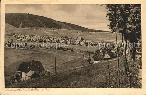 Oberwiesenthal Erzgebirge mit Fichtelberg Kat. Oberwiesenthal