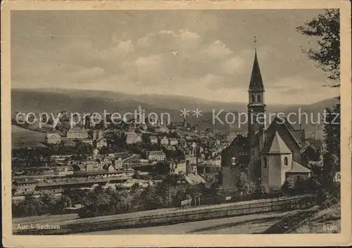 Aue Sachsen Kirchenpartie Kat. Aue