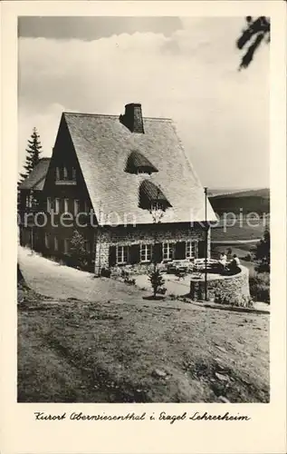 Oberwiesenthal Erzgebirge Lehrerheim Kat. Oberwiesenthal