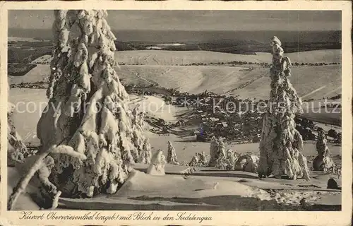 Oberwiesenthal Erzgebirge mit Sudetengau Kat. Oberwiesenthal