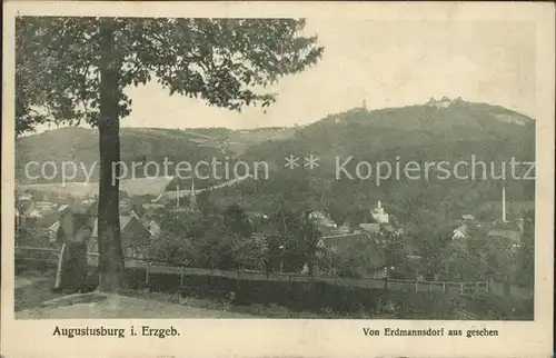Augustusburg Von Erdamannsdorf gesehen Kat. Augustusburg