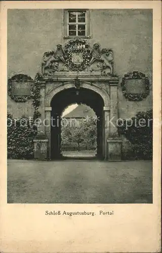 Augustusburg Schlossportal Kat. Augustusburg
