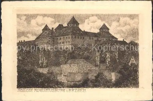 Augustusburg Schloss Kuenstlerkarte Kat. Augustusburg