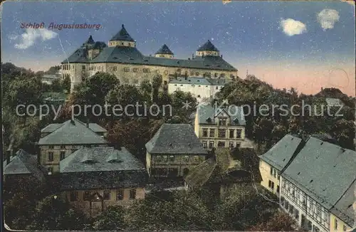 Augustusburg mit Schloss Kat. Augustusburg