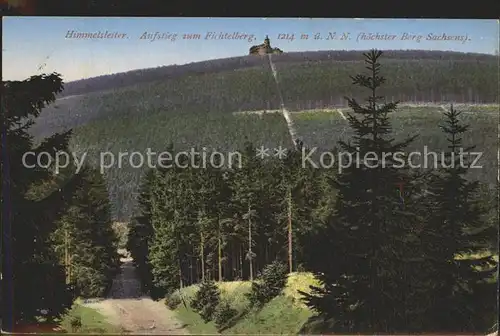 Fichtelberg Oberwiesenthal Himmelsleiter Aufstieg Kat. Oberwiesenthal