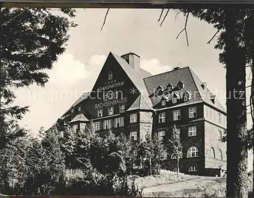 Oberwiesenthal Erzgebirge Sachsenbaude Sanatorium Kat. Oberwiesenthal