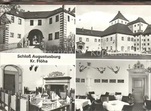 Augustusburg Schloss Torhaus Lindenhaus Jagdzimmer Kat. Augustusburg