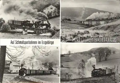 Oberwiesenthal Erzgebirge Schmalspurbahnen im Erzgebirge Sreckenwalde Neudor Kat. Oberwiesenthal