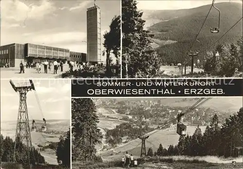 Oberwiesenthal Erzgebirge HOG Fichtelberg Sessellift Kat. Oberwiesenthal