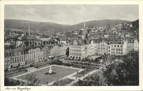 Aue Erzgebirge Stadtblick Kat. Aue