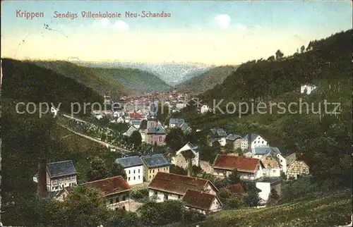Krippen Bad Schandau Sendigs Villenkolonie Neu Schandau Kat. Bad Schandau
