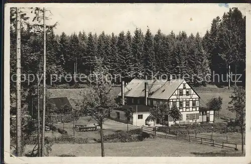 Neudorf Erzgebirge Chemnitzer Wanderheim Kat. Oberwiesenthal