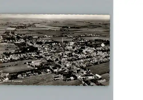 Marne Holstein Fliegeraufnahme / Marne /Dithmarschen LKR