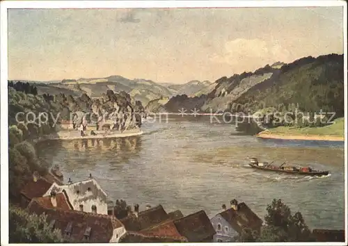 Donautal Kuenstlerkarte  Kat. Ulm
