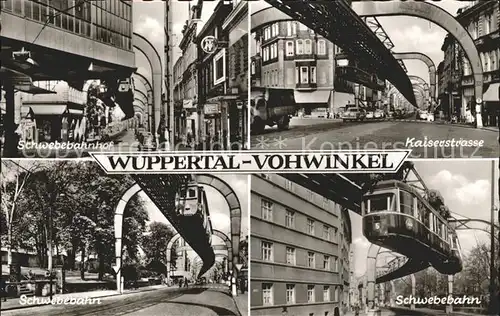 Vohwinkel Schwebebahnhof Kaiserstrasse  Kat. Wuppertal
