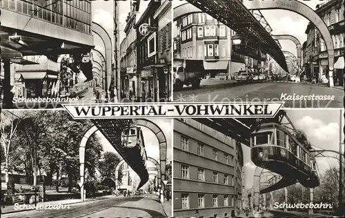 Vohwinkel Wuppertal Kaiserstrasse Schwebebahn Kat. Wuppertal