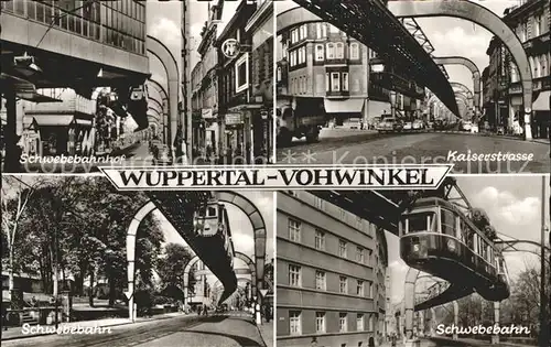 Vohwinkel Schwebebahn Kaiserstrasse Kat. Wuppertal
