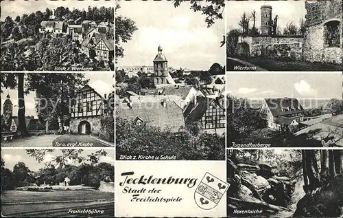 Tecklenburg Wierturm Hexenkueche Kat. Tecklenburg