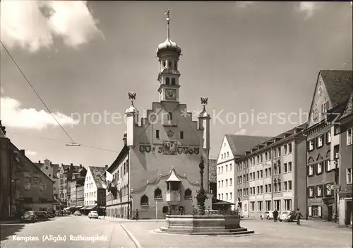 Kempten Allgaeu Rathaus Kat. Kempten (Allgaeu)