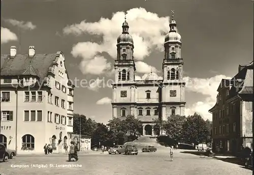 Kempten Allgaeu St. Lorenzkirche Kat. Kempten (Allgaeu)