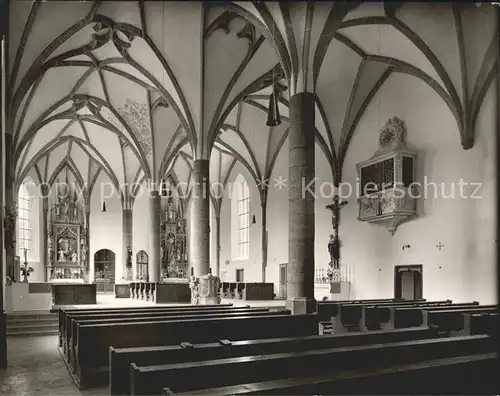 Berchtesgaden Franziskanerkirche innen Kat. Berchtesgaden