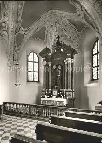 Berchtesgaden Franziskanerkirche Kapelle innen Kat. Berchtesgaden