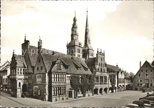 Lemgo Rathaus mit St. Nicolaikirche Kat. Lemgo