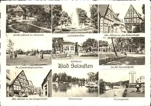 Bad Salzuflen Alte Haeuser Ritterstrasse Kurhaus  Kat. Bad Salzuflen