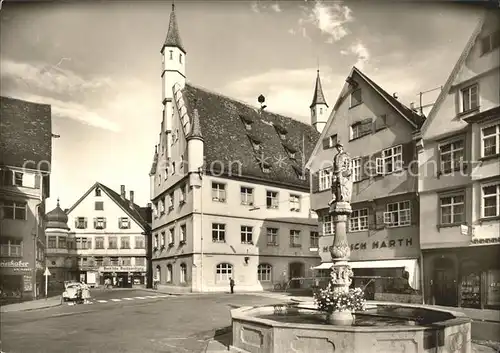 Biberach Riss Marktplatz Rathaus Kat. Biberach an der Riss